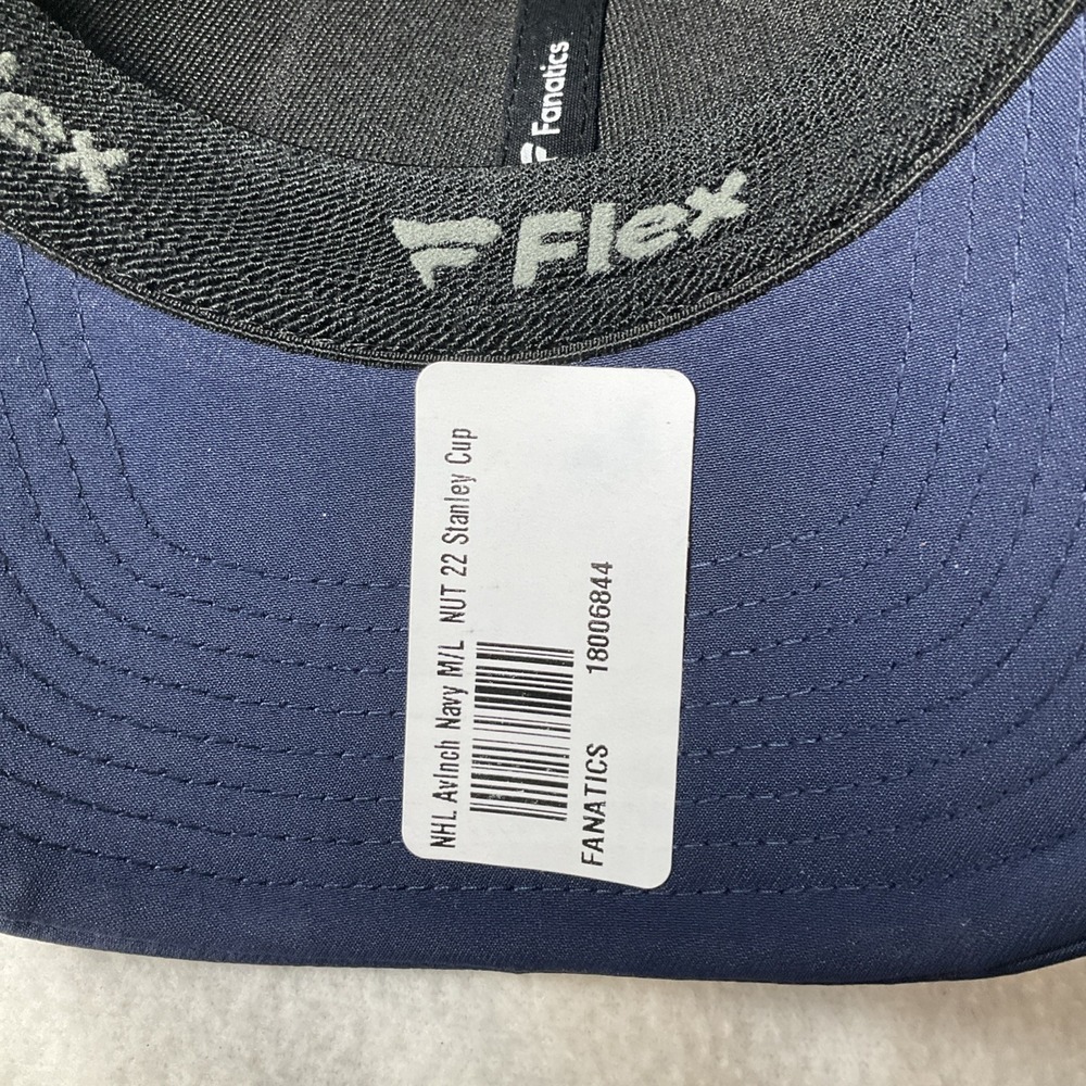 Colorado Avalanche 2022 Stanley Cup Champion Fanatics Stretch Fit M/L Fitted Hat - Picture 8 of 10